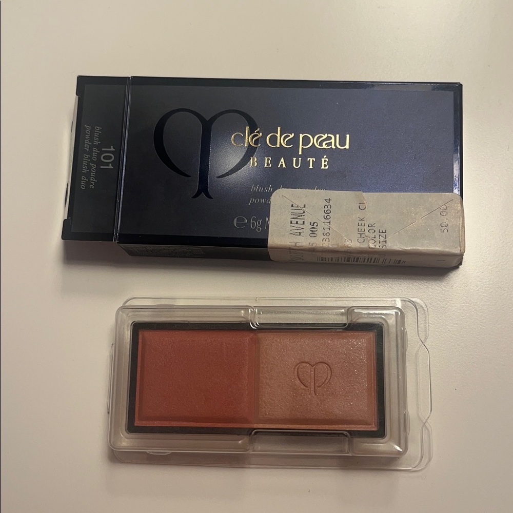Cle de peau powder blush duo refill color 101- new